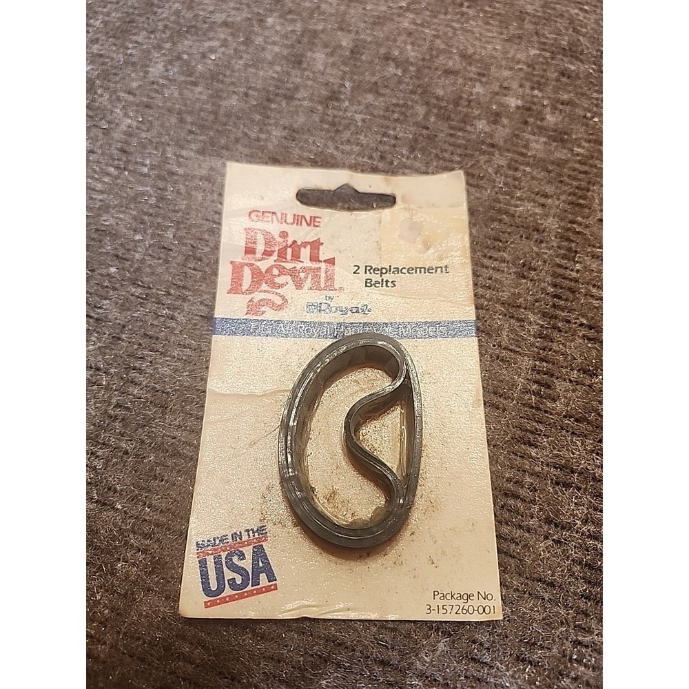 Genuine Dirt Devil‎ 2 Replacement Belts Fits All Royal Hand Vac Models
